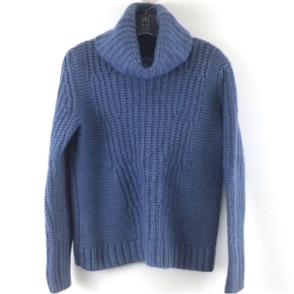Banana Republic Sweaters - 🍀3for15🍀Banana Republic Cowl Neck Blue Sweater M